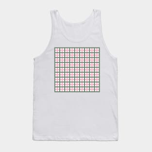 Green & Pink Tattersall Tank Top